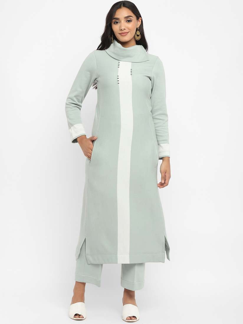 Woolen kurtas myntra cheap