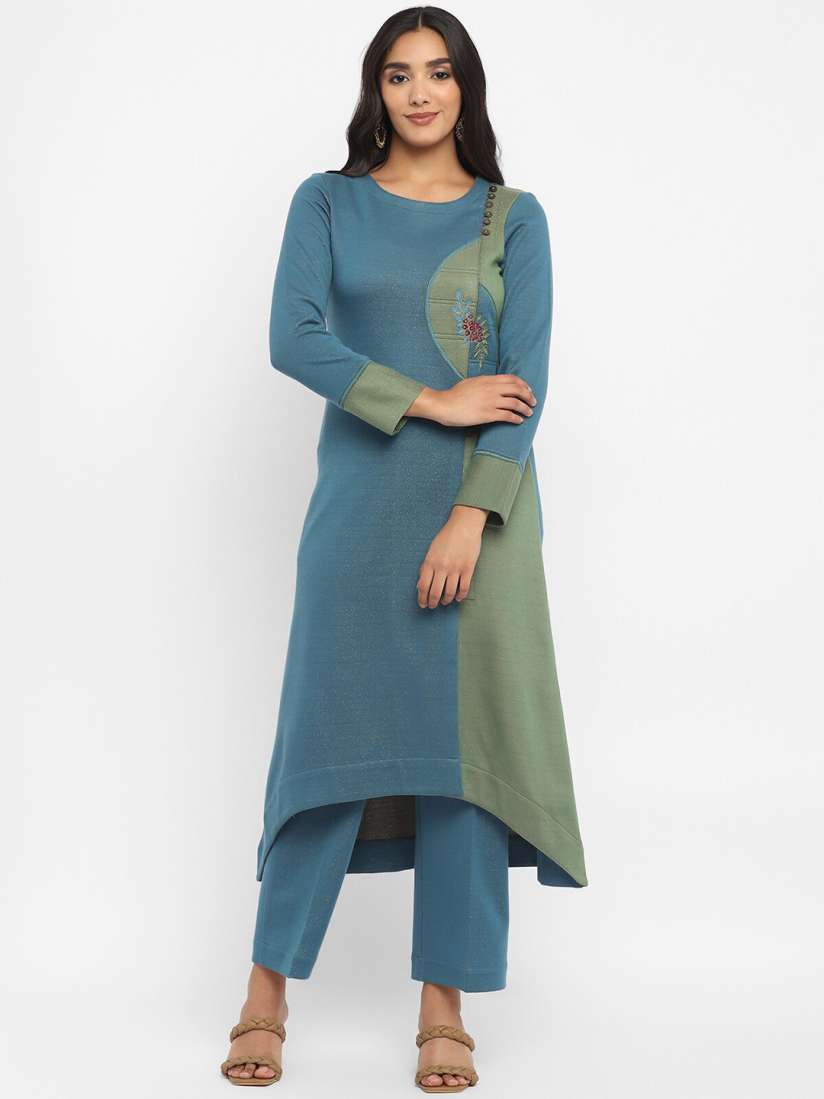 Woolen kurta on myntra discount