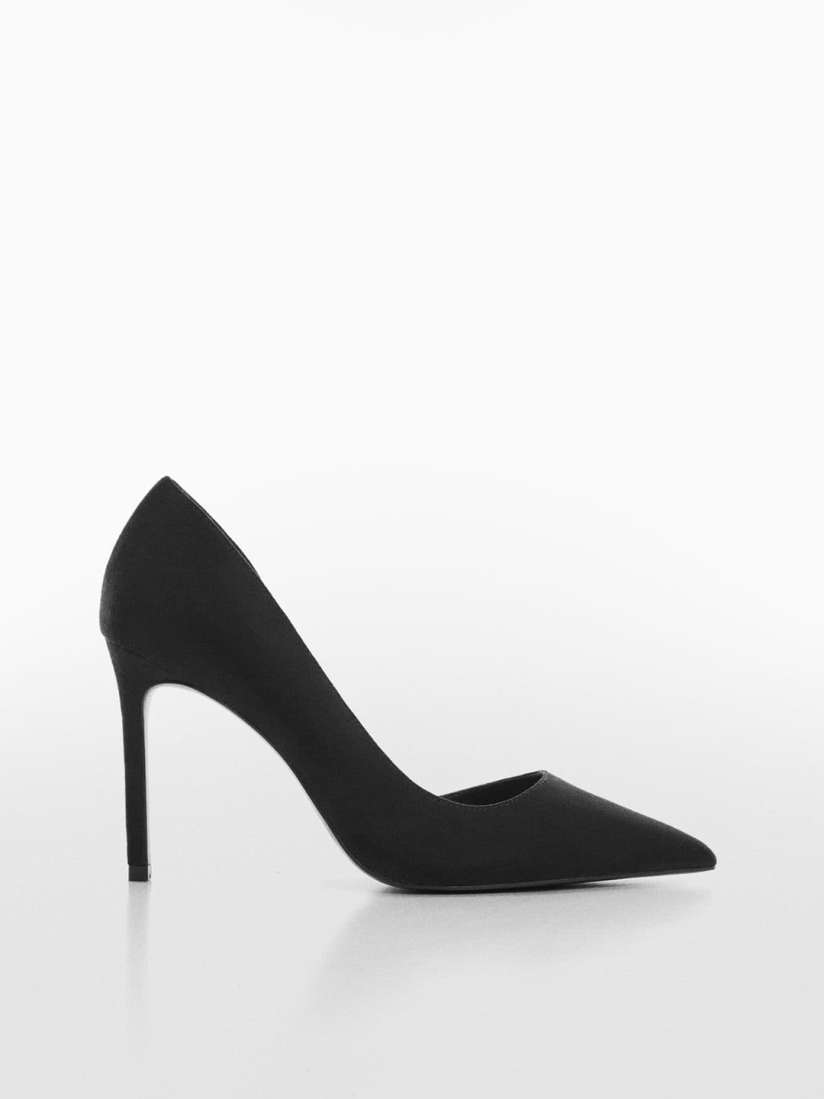 Myntra black heels online
