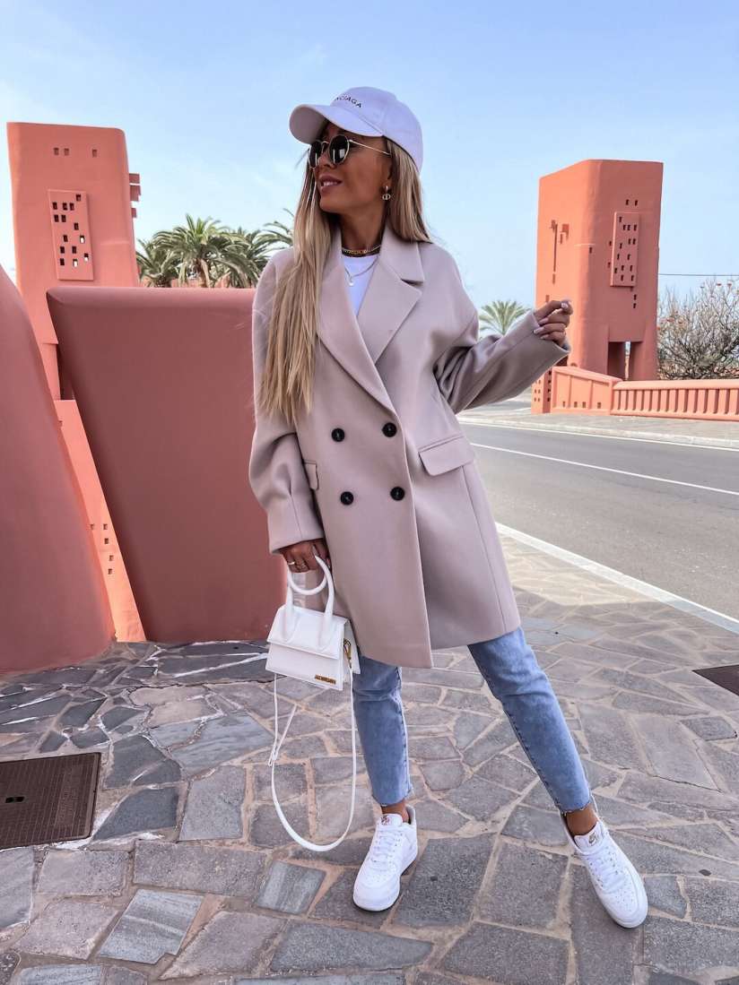 Buy KPOP Notched Lapel Longline Trench Coat Coats for Women 26574560 Myntra