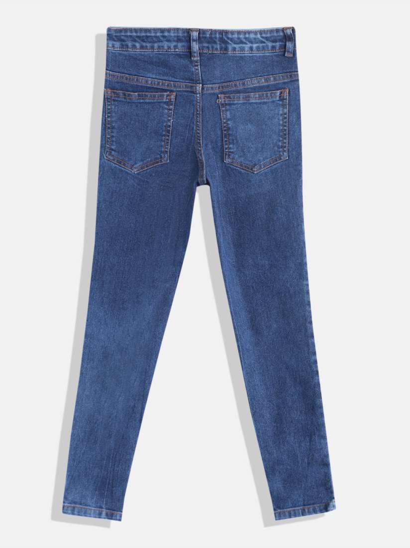 Buy JUSTICE Girls Slim Fit Embroidered Stretchable Jeans Jeans for Girls 26578404 Myntra