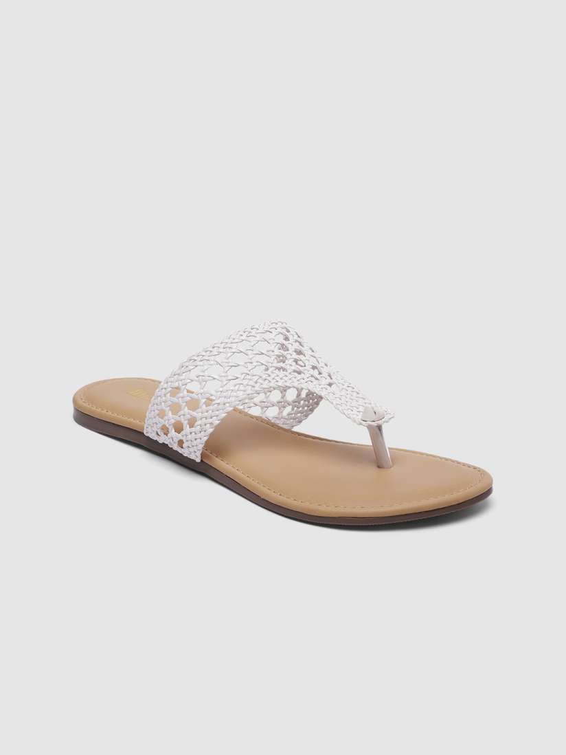Buy Inc 5 Women Textured T Strap Flats Flats for Women 26589280 Myntra