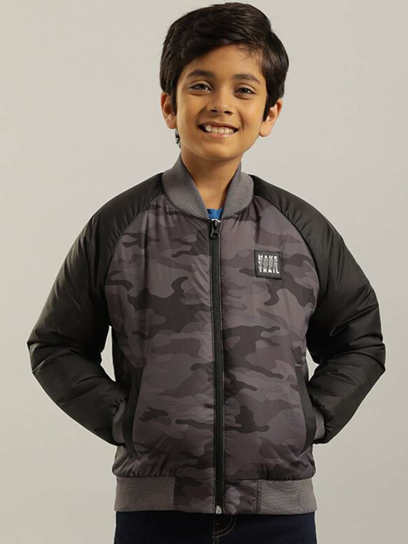 Buy Indian Terrain Boys Camouflage Printed Lightweight Bomber Jacket Jackets for Boys 26614160 Myntra