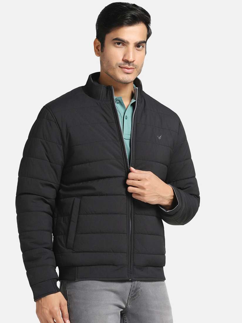 Buy Blackberrys Mock Collar Reversible Bomber Jacket Jackets for Men 26615064 Myntra