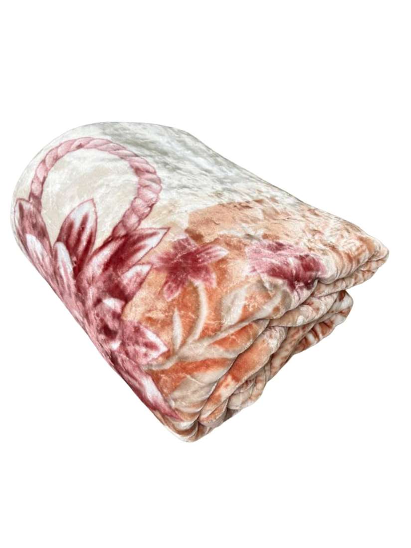 Platinum signature mink blanket single bed deals
