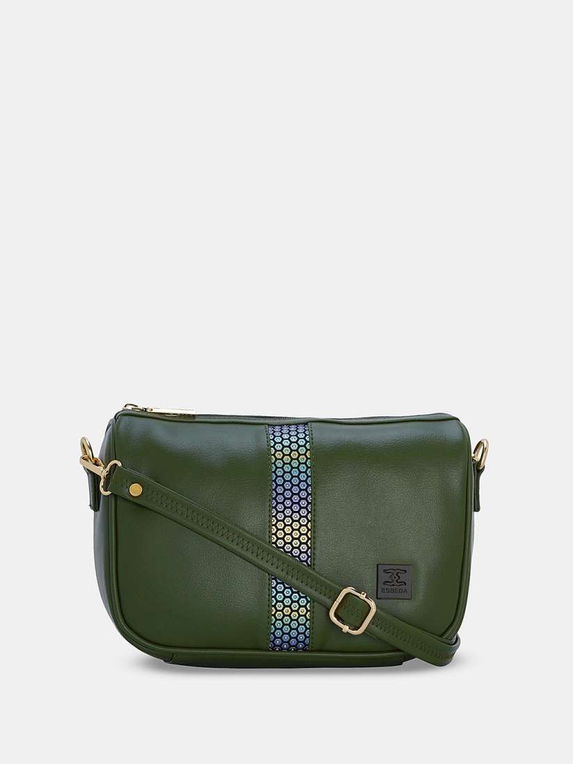 Buy ESBEDA Embellished Structured Sling Bag Handbags for Women 26641506 Myntra