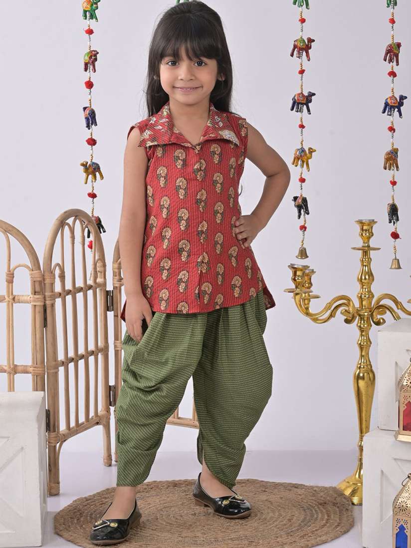 Dhoti kurti girl cheap