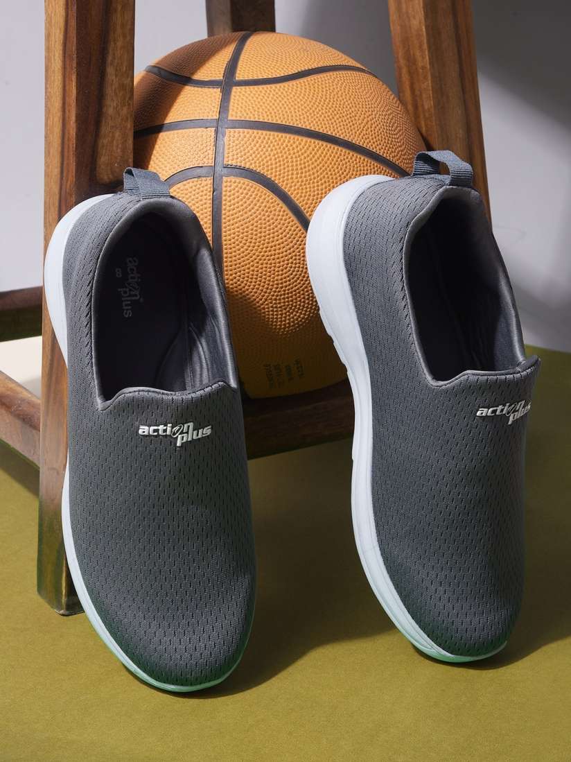 Buy Action Plus Men Textured Round Toe Slip On Sneakers Casual Shoes for Men 26646136 Myntra