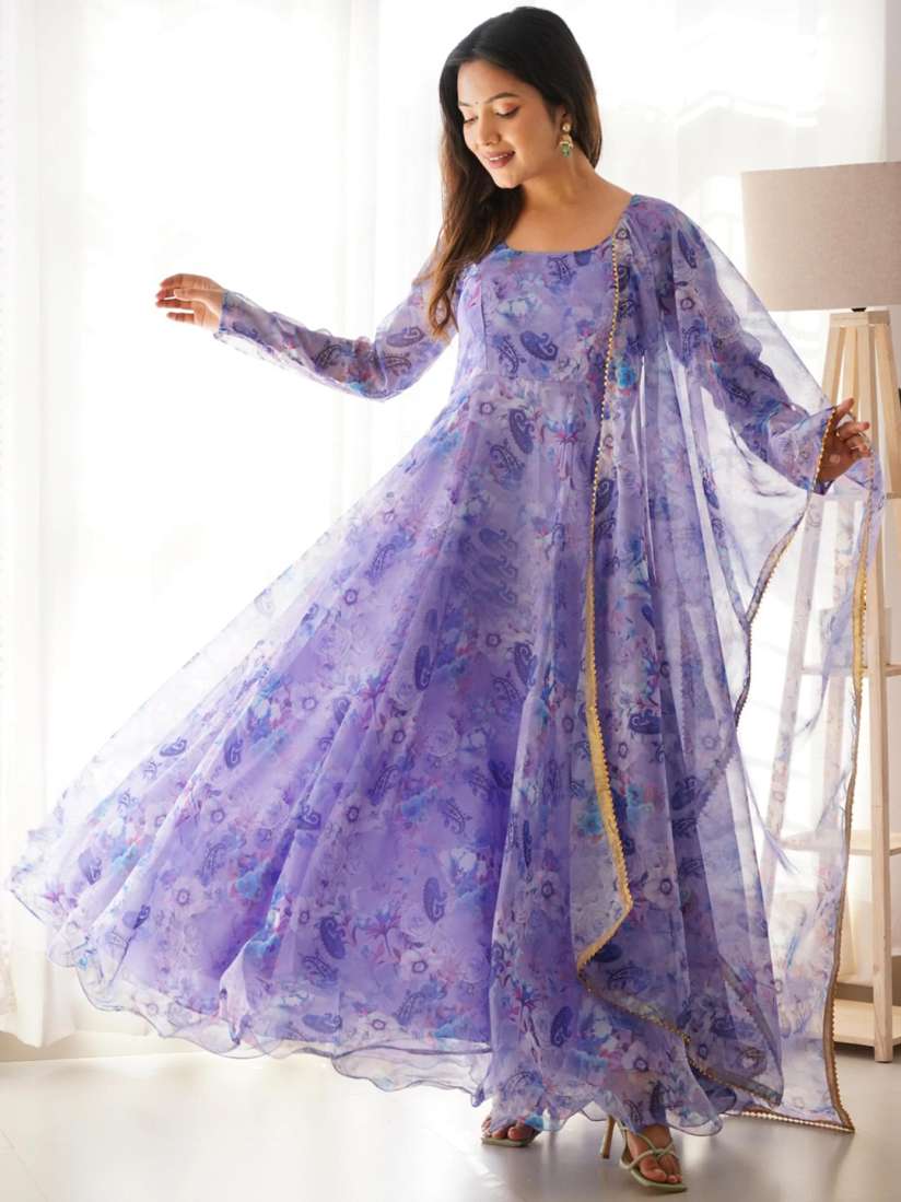 Myntra long anarkali dress top