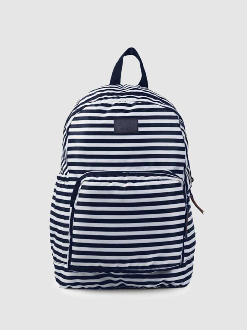 Striped backpack purse 2025