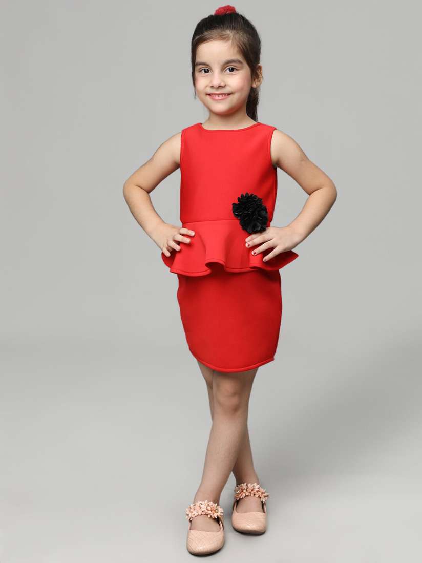 Scuba peplum dress online