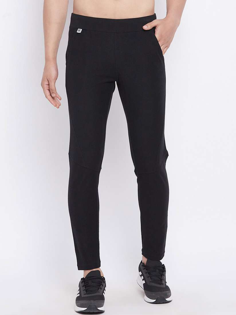 Buy URKNIT Men Logo Detail Pure Cotton Gym Track Pants Track