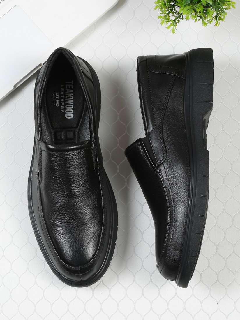 Teakwood leather formal shoes hot sale