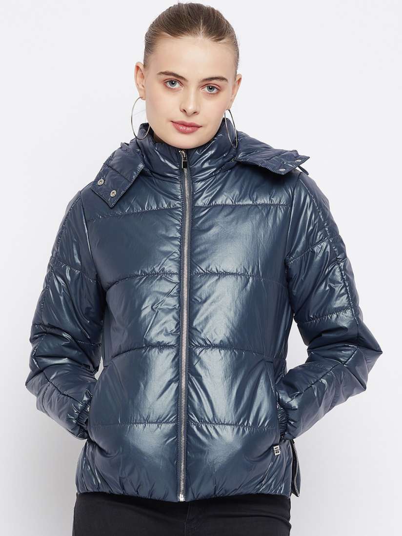 Buy Madame Hooded Puffer Jacket Jackets for Women 26684266 Myntra