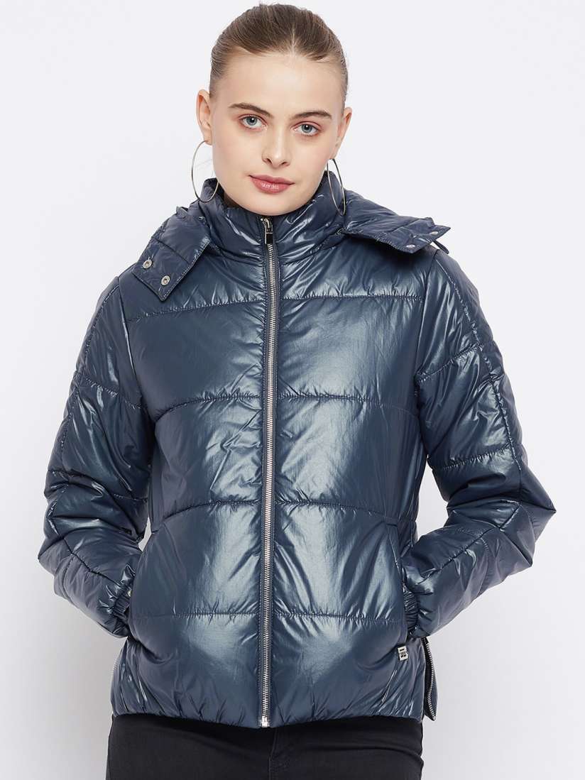 Buy Madame Hooded Puffer Jacket Jackets for Women 26684278 Myntra