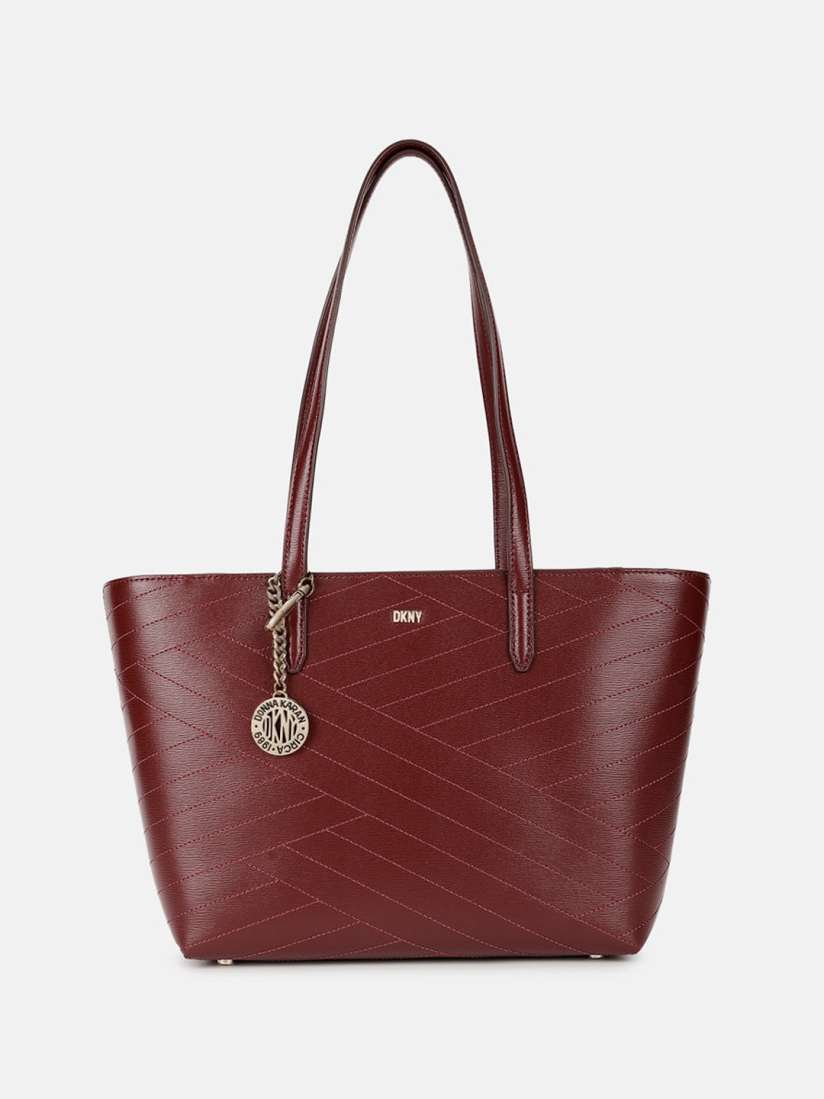 Buy DKNY Textured Leather Structured Tote Bag Handbags for Women 26686638 Myntra