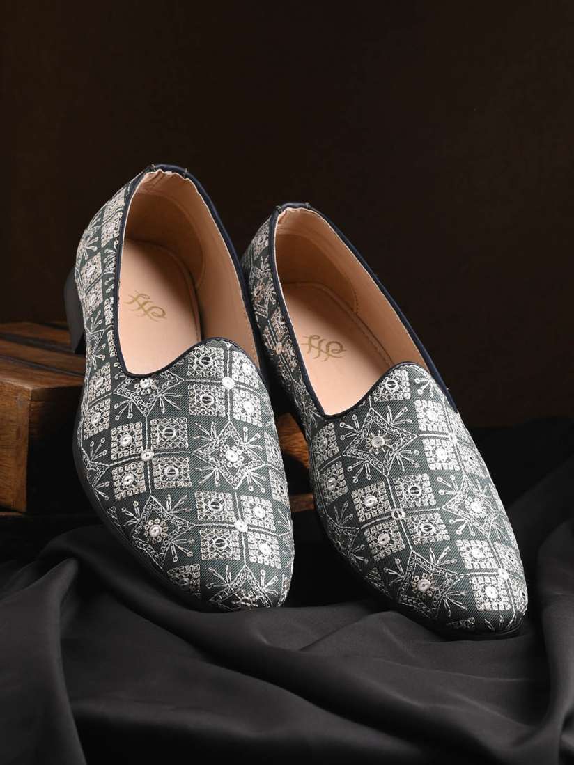 Embellished slip on shoes deals