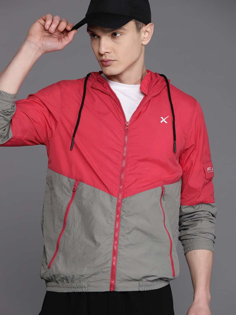 Buy HRX by Hrithik Roshan Men Colourblocked Windcheater Running Sporty Jacket Jackets for Men 26691764 Myntra