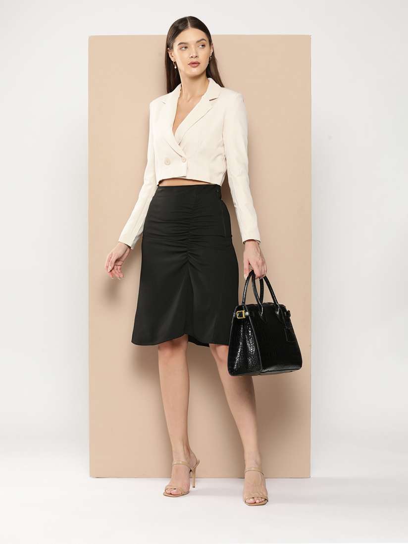 Buy Chemistry Women Ruched A Line Skirt Skirts for Women 26695622 Myntra