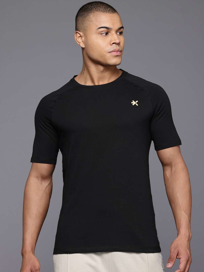 Buy HRX by Hrithik Roshan Typography Printed Pure Cotton Yoga T shirt Tshirts for Men 26695942 Myntra