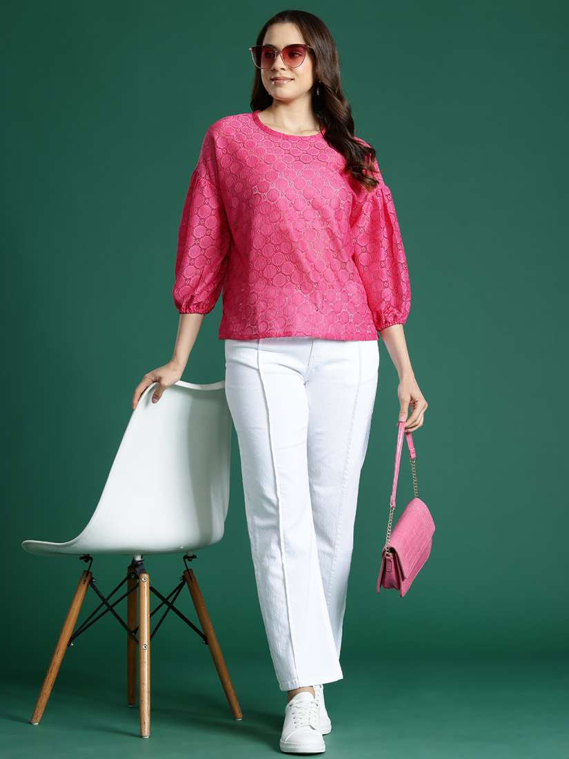 Sheer top myntra outlet
