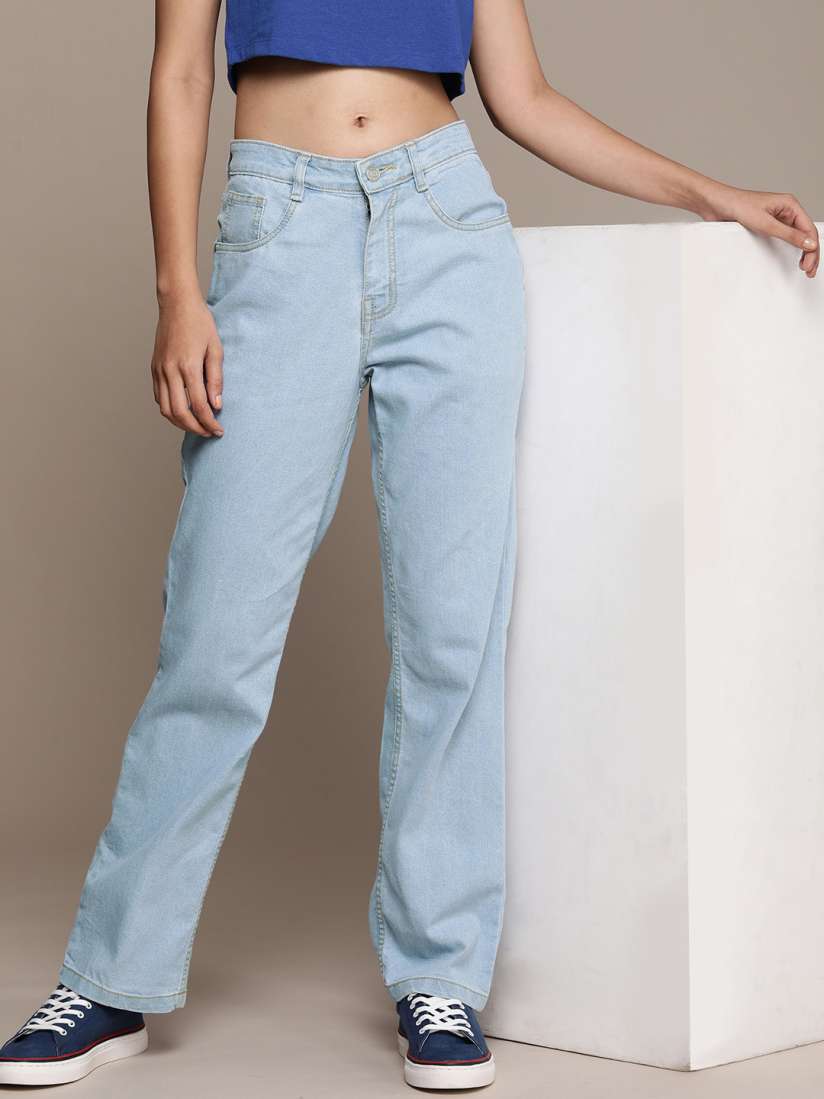 Buy The Roadster Life Co. Women Straight Fit Light Fade Stretchable Jeans Jeans for Women 26697760 Myntra