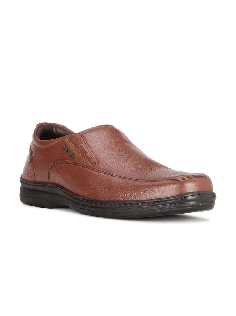 Buy Hush Puppies Men Textured Square Toe Leather Formal Slip On Shoes Formal Shoes for Men 26700082 Myntra