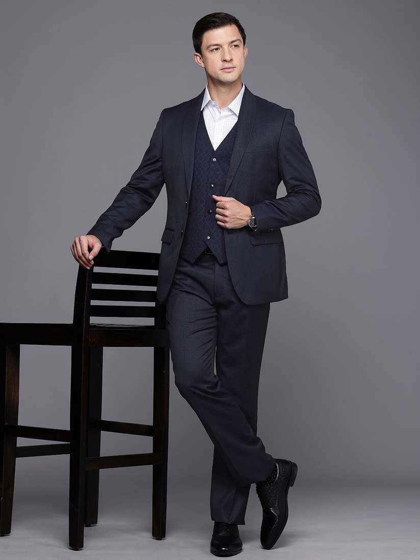 Royal Blue Suit Raymond Coat Pant Unstitched Mens Suits Raymond