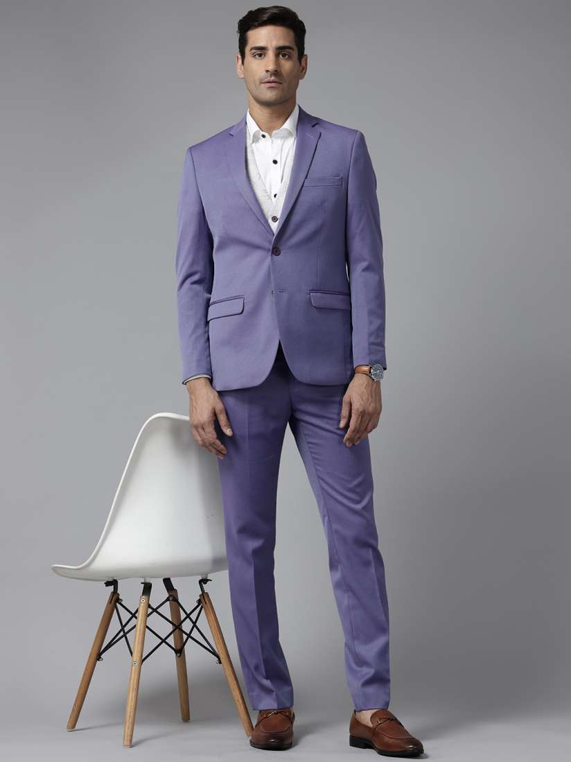 Buy Park Avenue Slim Fit Party Blazer Trousers Suits for Men 26700736 Myntra