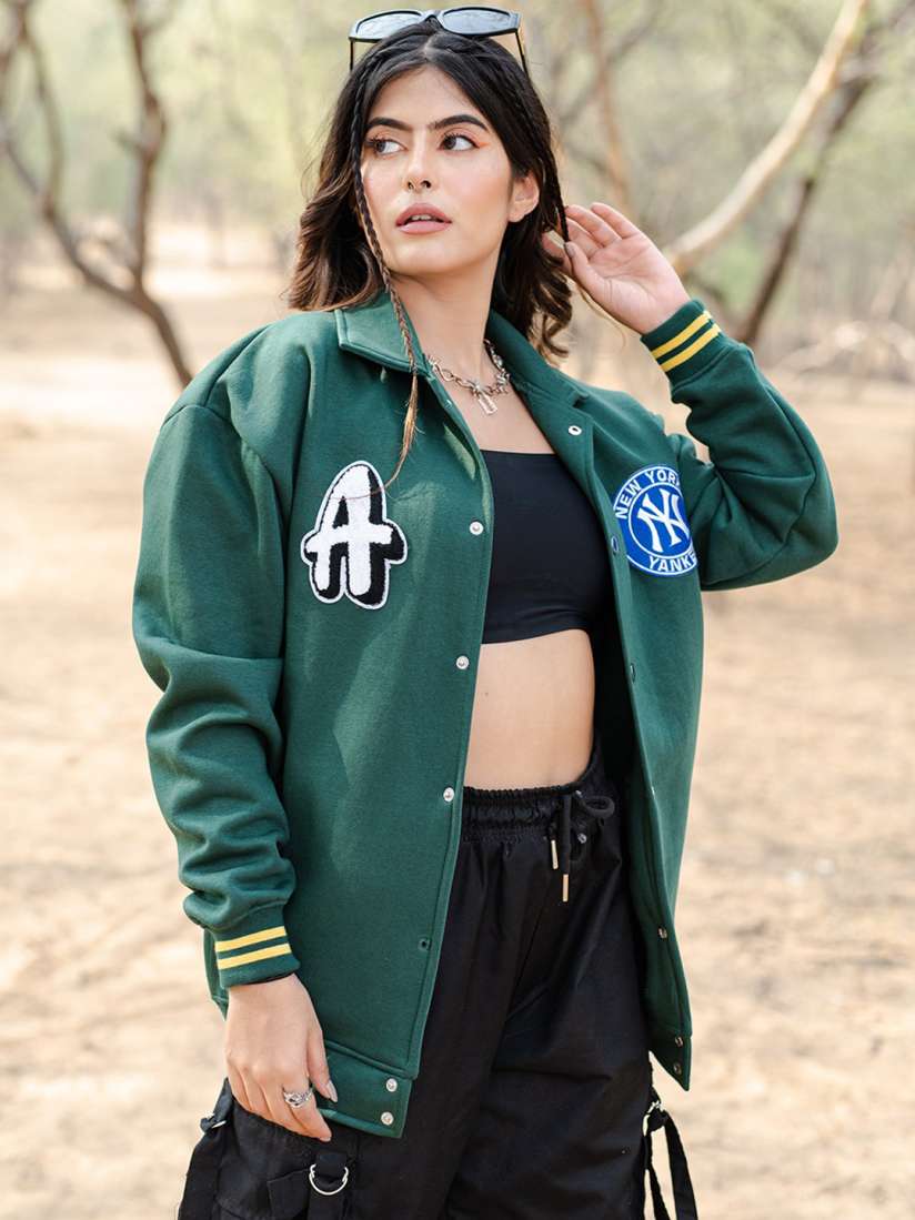 Buy Tistabene Printed Lightweight Cotton Varsity Jacket Jackets for Women 26703658 Myntra