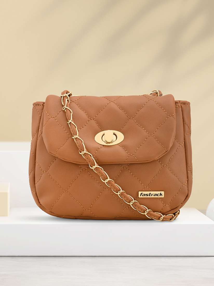 Buy Fastrack Quilted Sling Bag Handbags for Women 26708090 Myntra