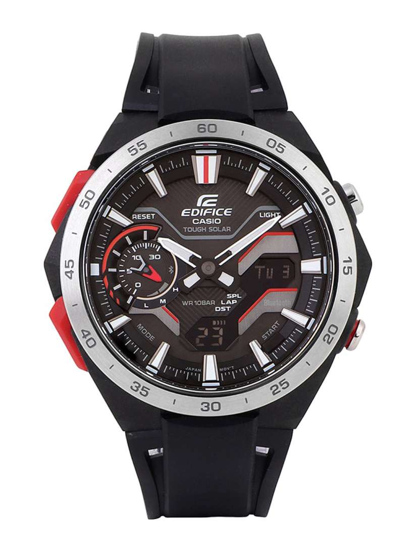 Casio edifice black strap discount