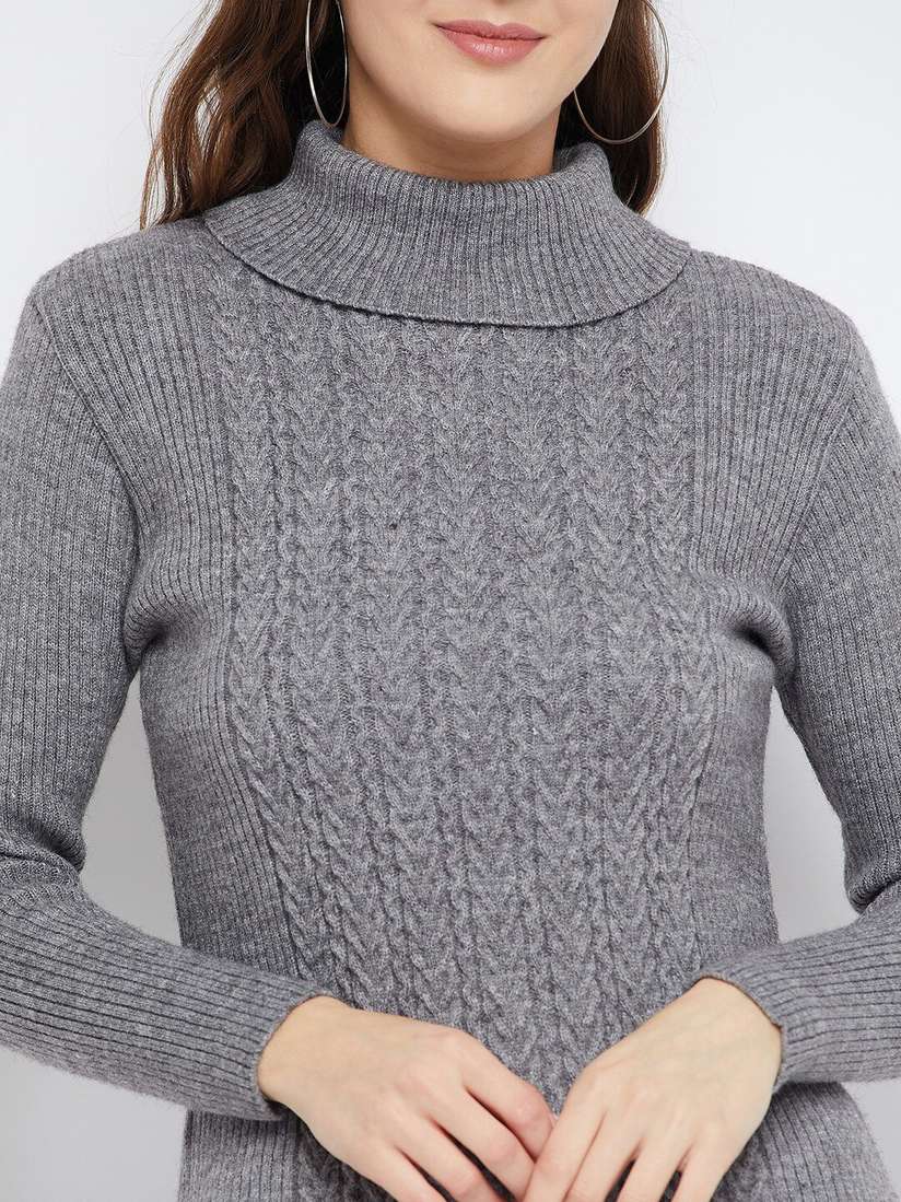 Kids Sweater Dress Geeda Girl Winter Knit Dress Cozy Wool Blend