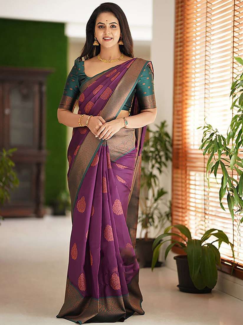 Kanjivaram saree on myntra cheap
