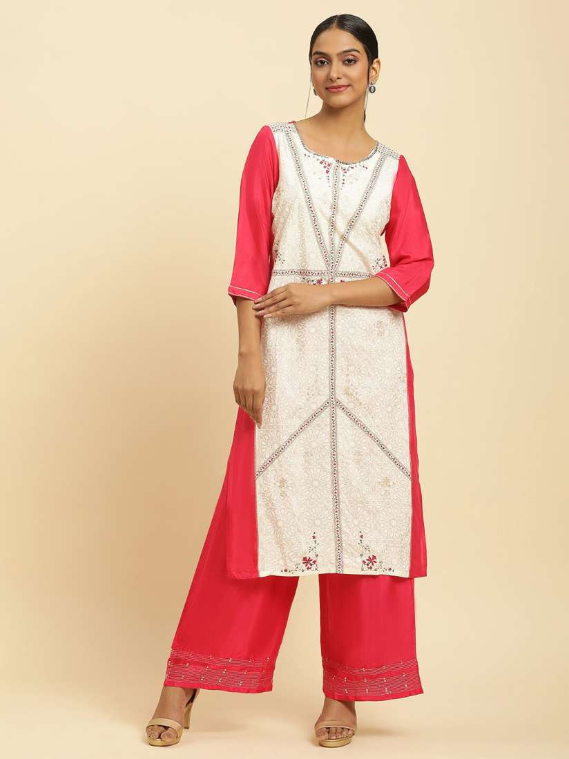 W kurta with palazzo cheap