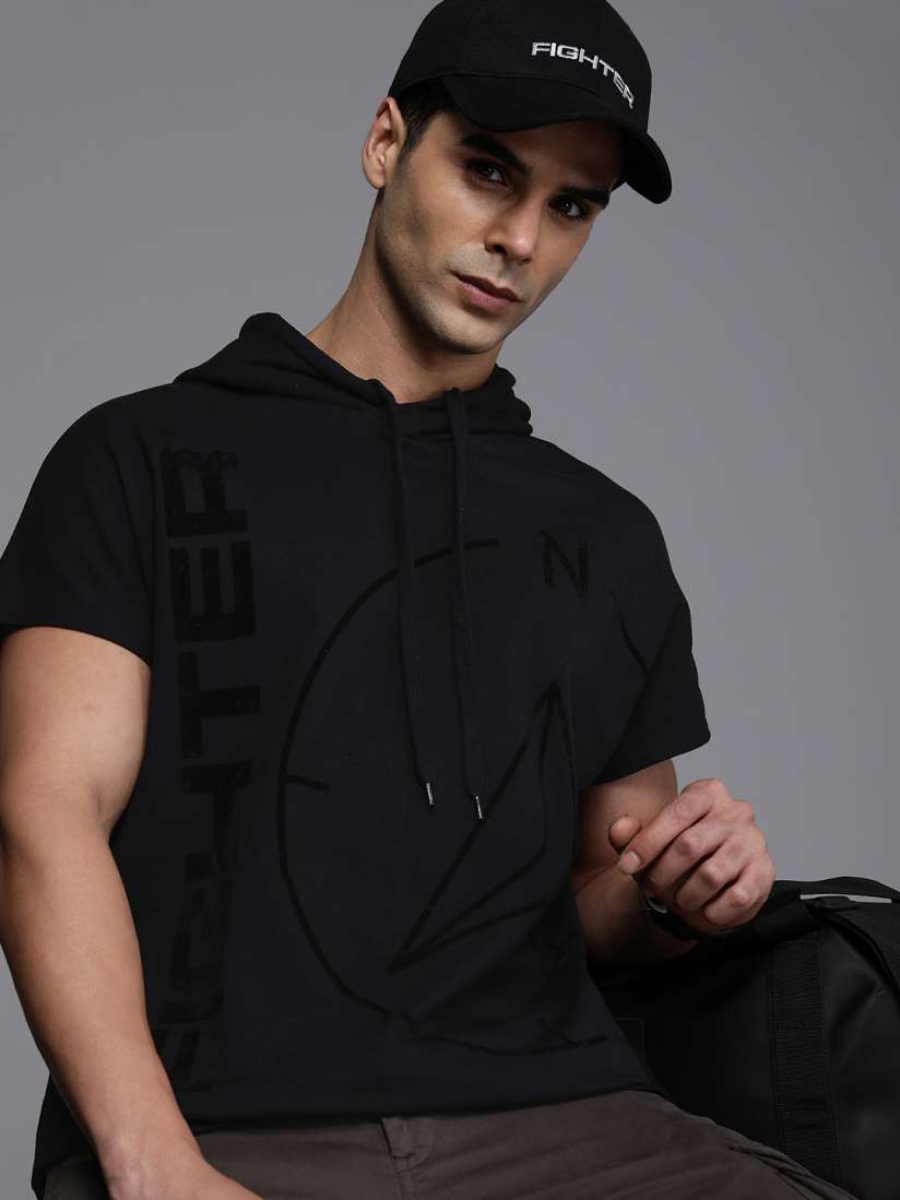 Buy HRX by Hrithik Roshan Fighter Collection Men Drop Shoulder Sleeveless Sweatshirt Sweatshirts for Men 26732632 Myntra