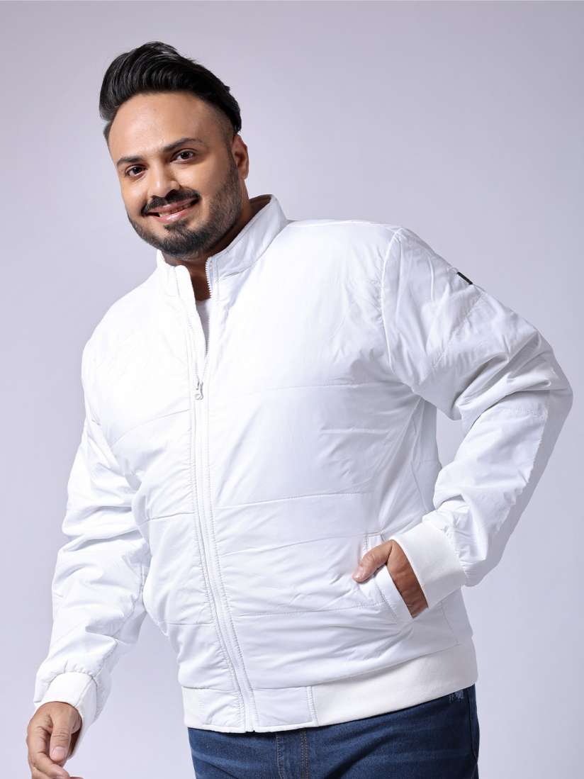 Buy HARDSODA Plus Size Mock Collar Lightweight Bomber Jacket Jackets for Men 26737388 Myntra