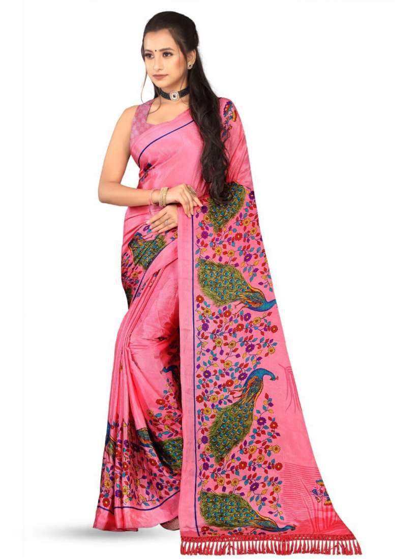 Myntra embroidered sarees sales