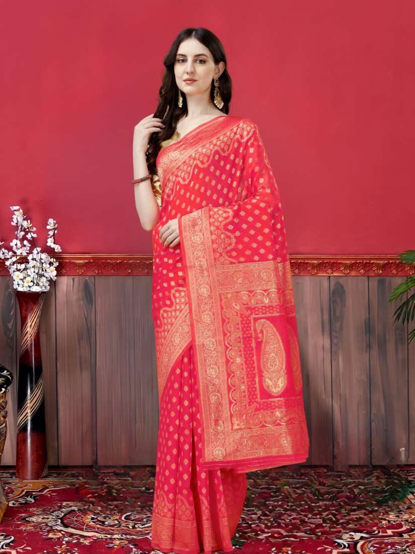 Myntra banarasi silk sarees top