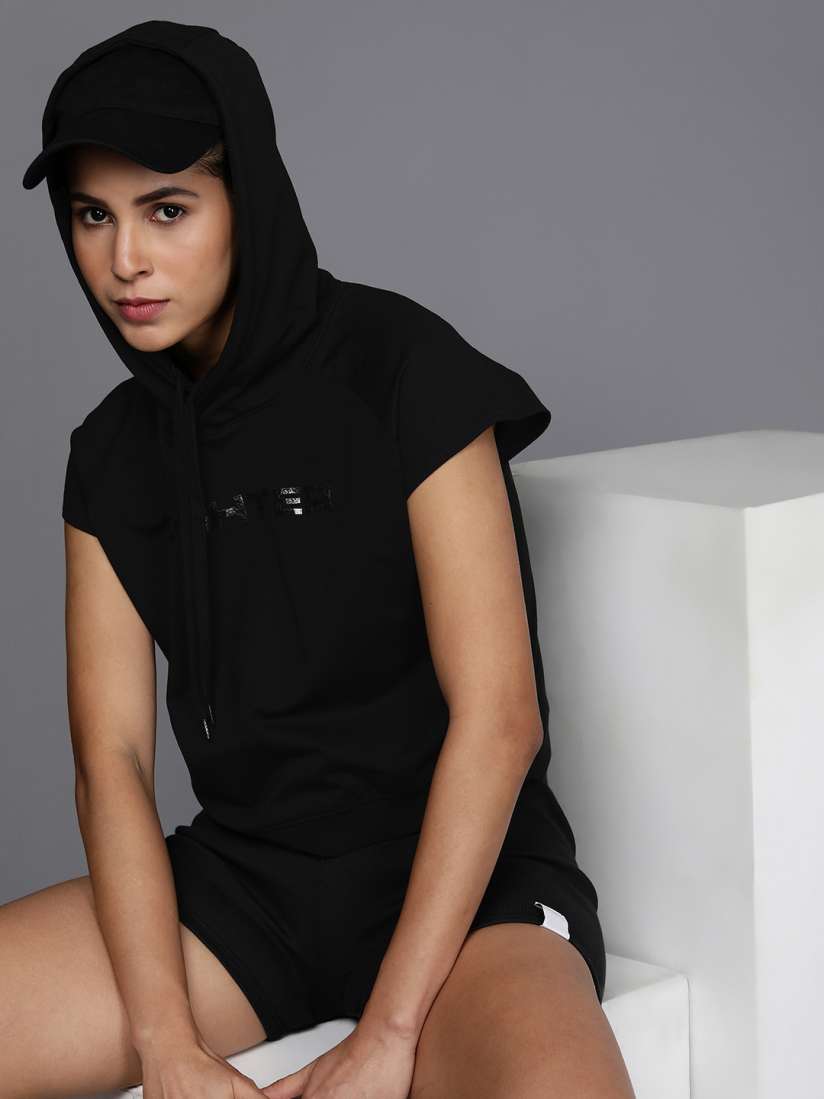 Hrx sleeveless hoodies top