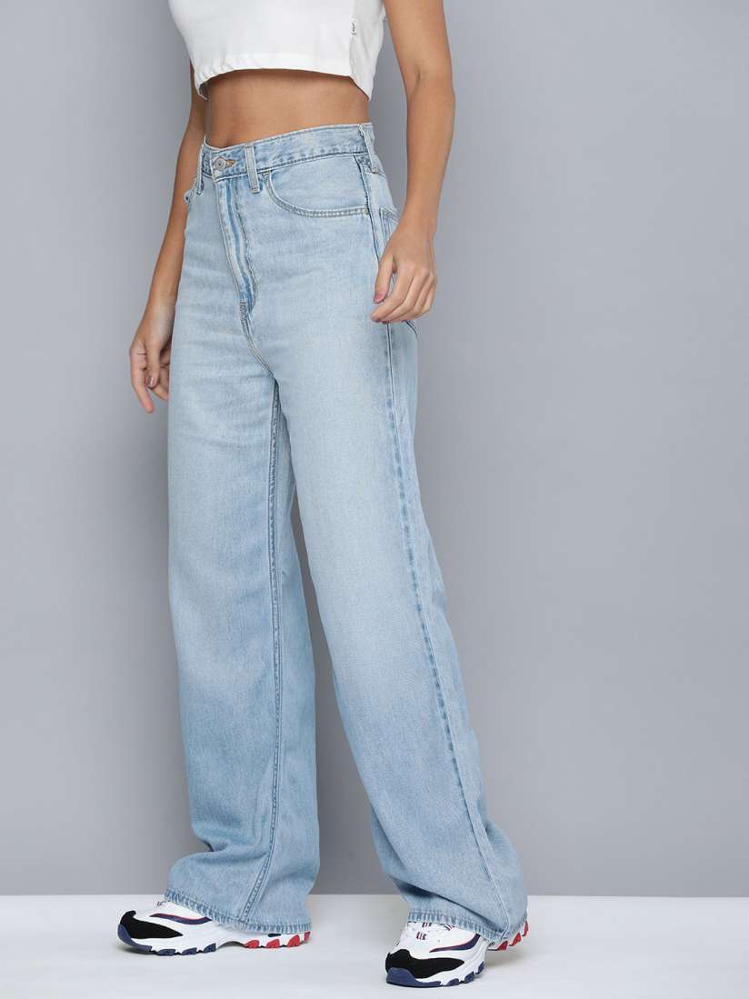 Buy Levis Women High Rise Featherweight Baggy Light Fade Jeans Jeans for Women 26752736 Myntra