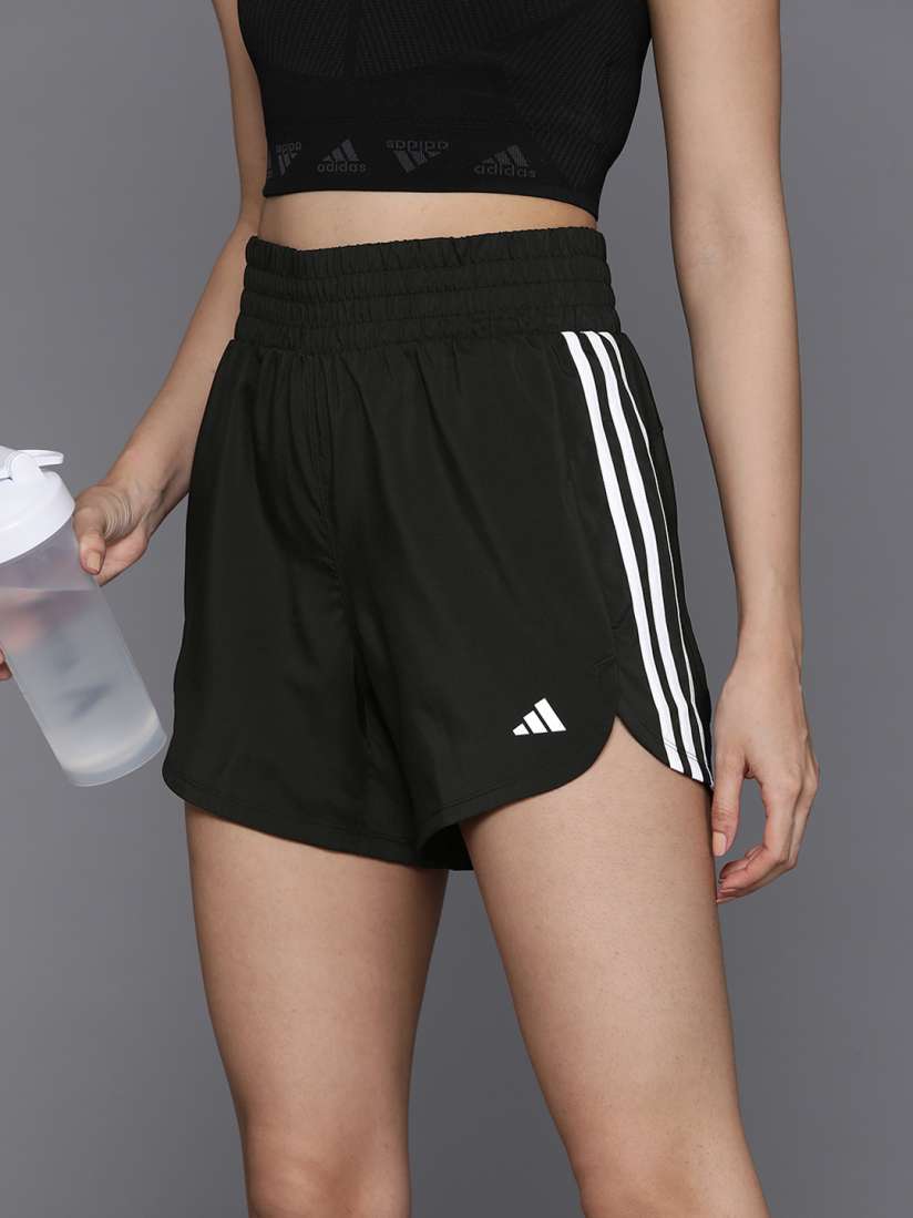 High waist adidas shorts womens clearance