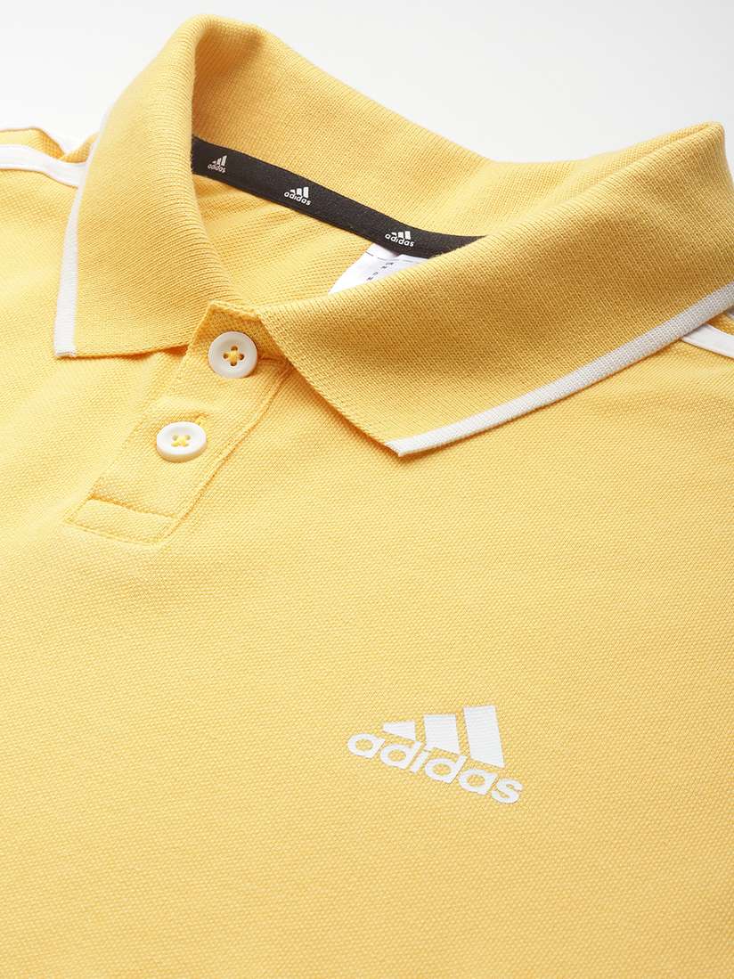 adidas yellow polo shirts