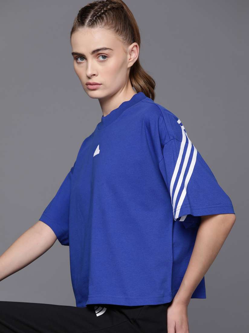 Adidas blue striped shirt shop