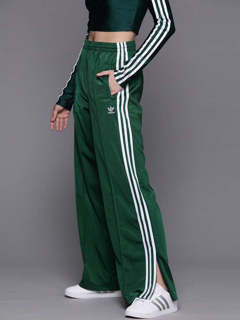 Loose Track Adidas Firebird Track Pants Green Adidas Dark Green