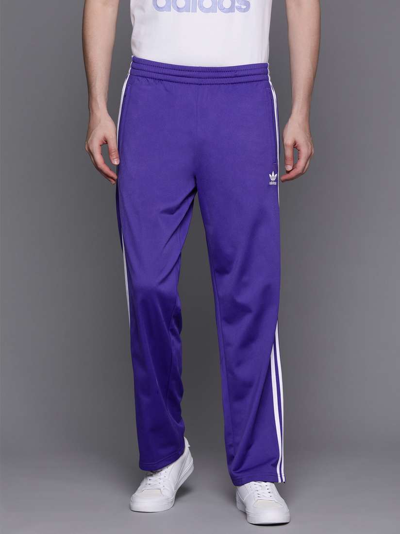 purple adidas pants mens