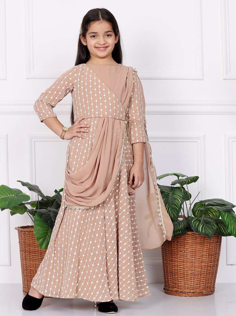 Myntra girls gown deals