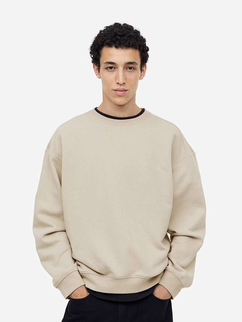 Buy H M Men Loose Fit Sweatshirt Sweatshirts for Men 26789752 Myntra