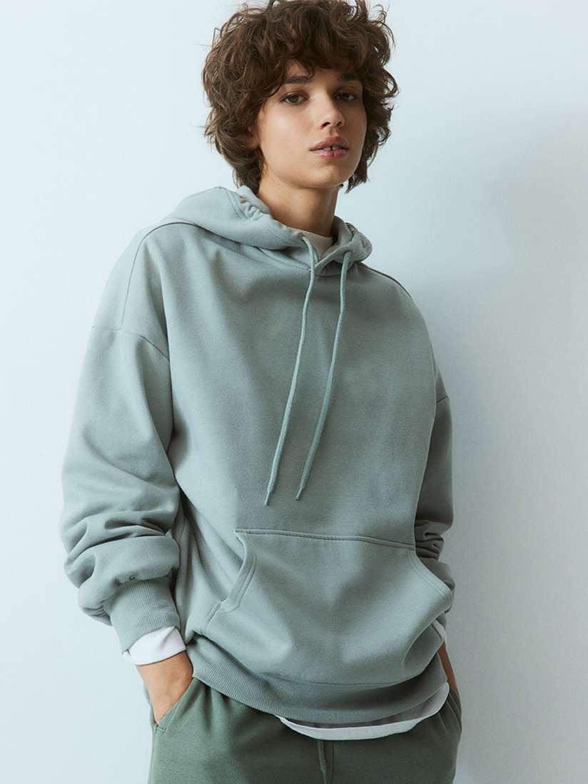 Buy H M Oversized Hoodie Sweatshirts for Women 26789758 Myntra