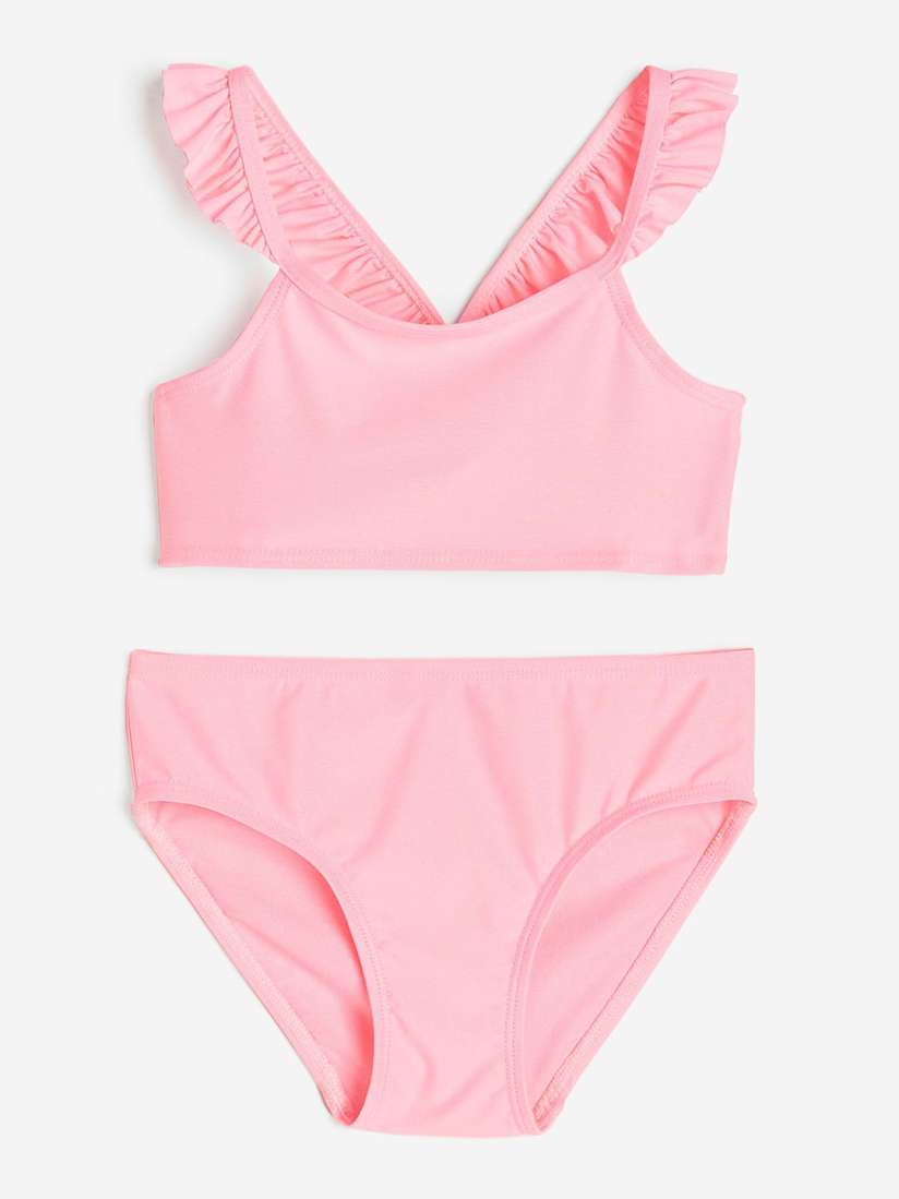 Buy H M Girls Flounce Trimmed Bikini Swim Bottoms for Girls 26790362 Myntra